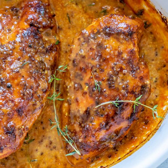 HONEY MUSTARD CHICKEN - Recipe photo by healthyfitnessmeals