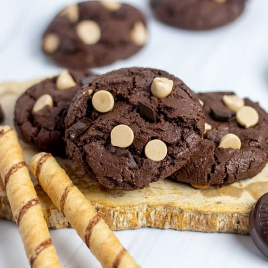 Salted Caramel Chocolate Cookies - Recipe photo by bestwithchocolate
