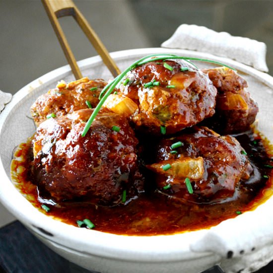 Sweet & Sour Orange Meatballs - Recipe photo by Anonymous Chef