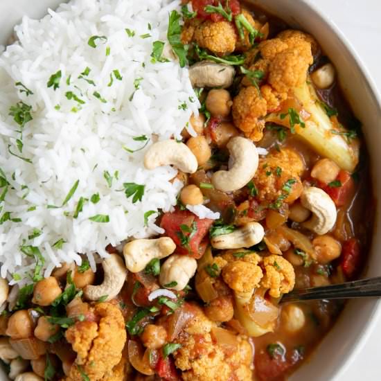 Cauliflower Tikka Masala - Recipe photo by theforkedspoon