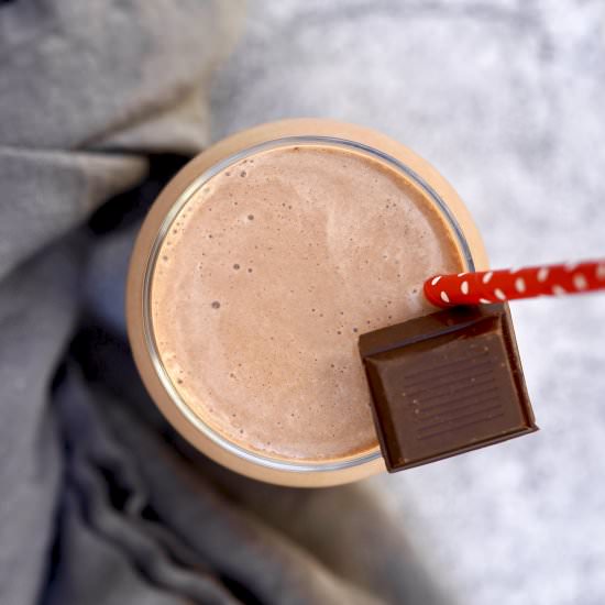 Chocolate Peanut Butter Smoothie - Recipe photo by simmerandsauce