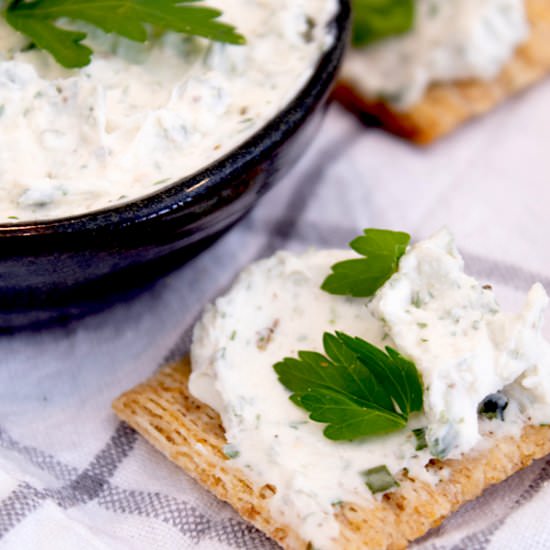 Homemade Boursin Style Cheese - Recipe photo by laughingspatula.com