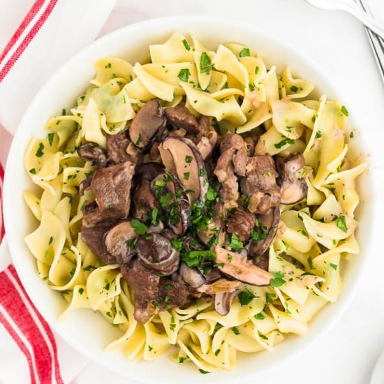 Beef Stroganoff - Recipe photo by cheerfulcook