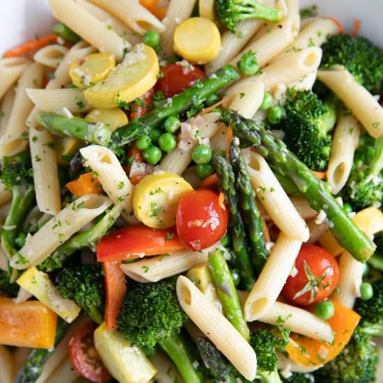 Pasta Primavera - Recipe photo by theforkedspoon