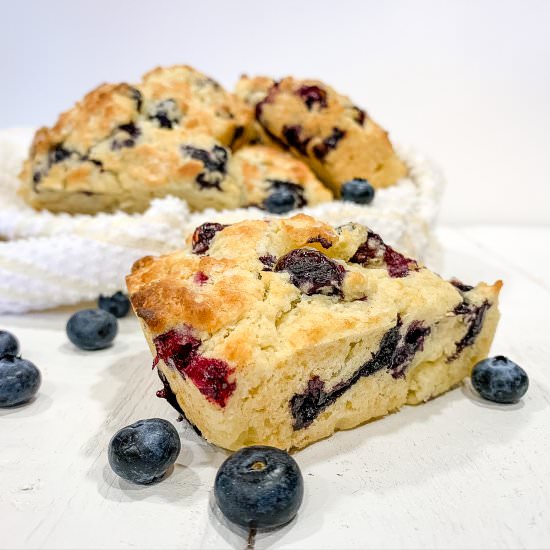 Fresh Blueberry Scones - Recipe photo by easymommeals