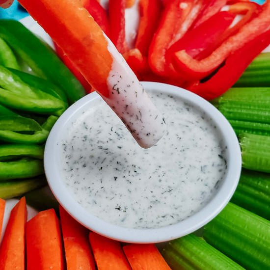 Creamy Vegan Ranch Dressing - Recipe photo by brokebankvegan