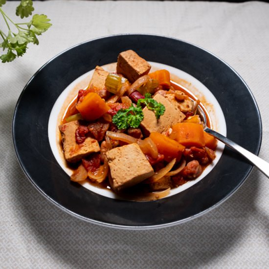 Slow Cooker Vegan Stew - Recipe photo by Diabetic Vegan
