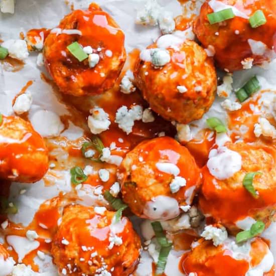 Buffalo Chicken Meatballs! - Recipe photo by Easy Chicken Recipes