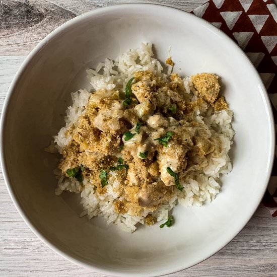 Shaker Chicken Pudding - Recipe photo by NotEntirelyAverage