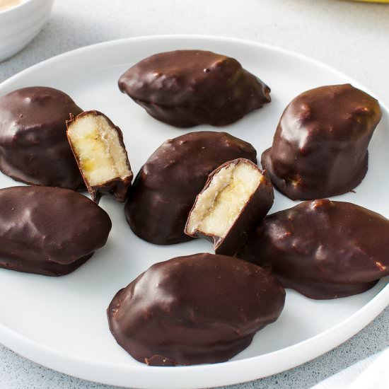 Chocolate Peanut Butter Banana Bite - Recipe photo by itsnotcomplicatedrecipes