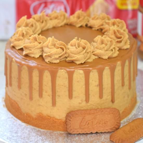 Lotus Biscoff Drip Cake - Recipe photo by Sweet Mouth Joy