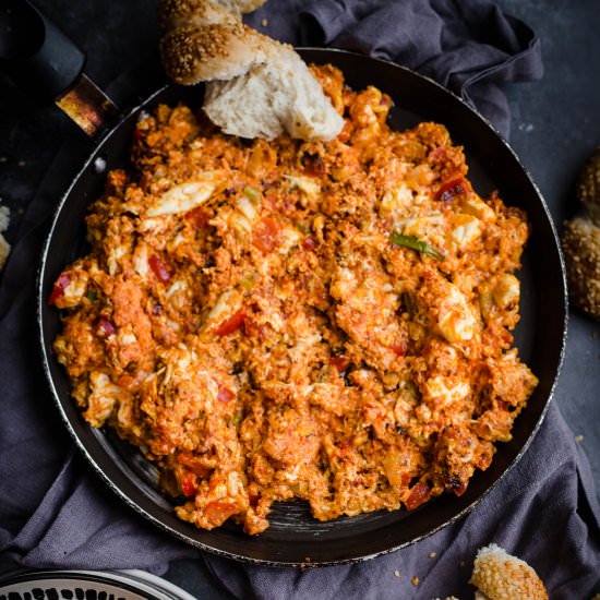 Menemen - Recipe photo by tiffinandteaofficial