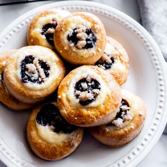 blueberry and cream cheese kolaches - Recipe photo by whisked away kitchen