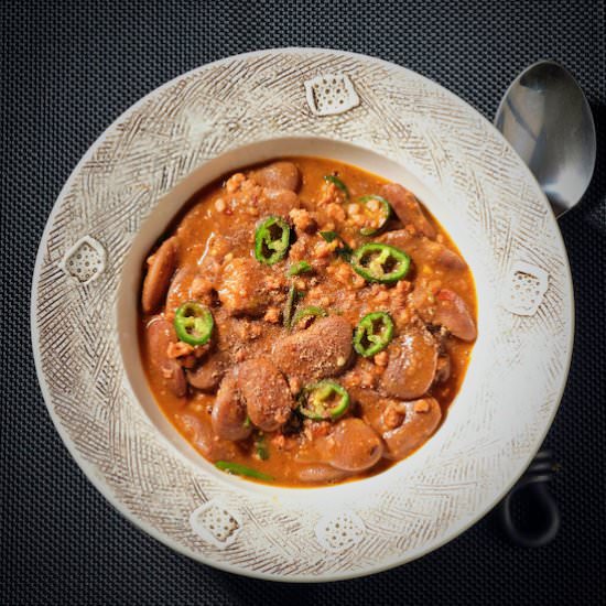 Mapo beans - Recipe photo by delectabilia