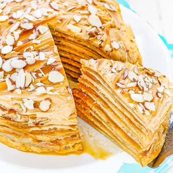 Eggless Dulce de Leche Crepe Cake - Recipe photo by Mommys Home Cooking