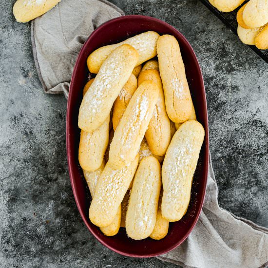 Eggless Homemade Ladyfingers - Recipe photo by Mommys Home Cooking