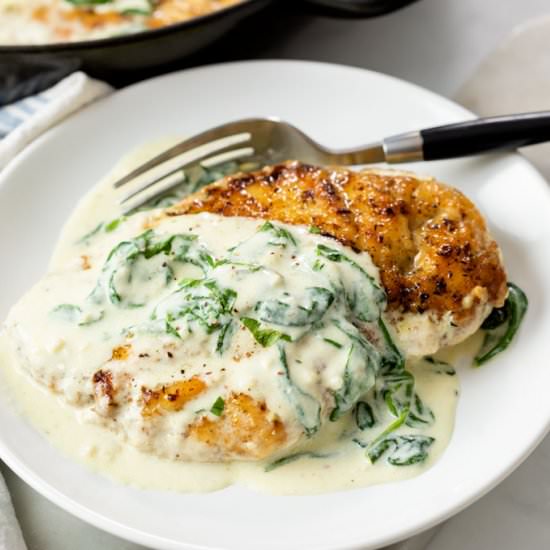 Chicken Florentine - Recipe photo by TheCozyCook