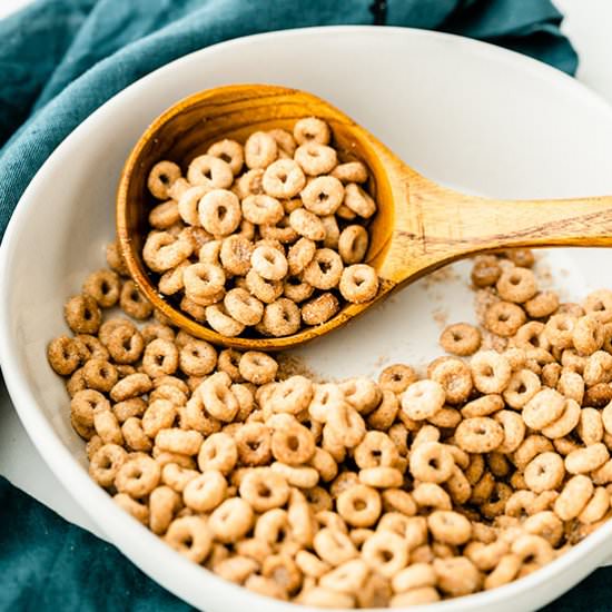 Mini Doughnut Hot Buttered Cheerios - Recipe photo by bellyfull