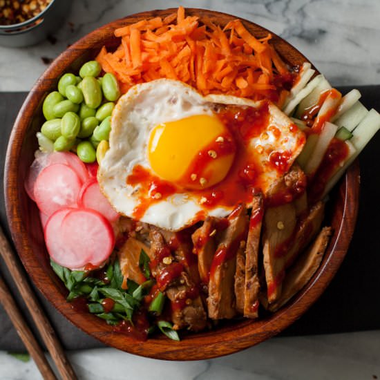 Korean Bibimbap - Recipe photo by mountainberry_eats