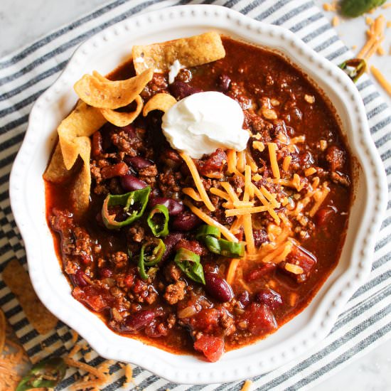 S & J's Chili - Recipe photo by MidwestSoutherner