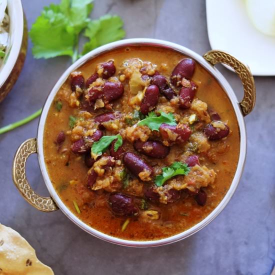 Red Kidney beans curry - Recipe photo by Flavours on Plate