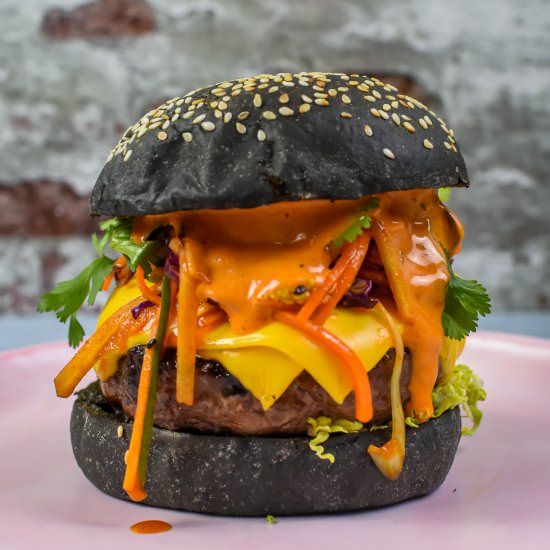 Korean Beef Burger - Recipe photo by AnotherFoodBlogger