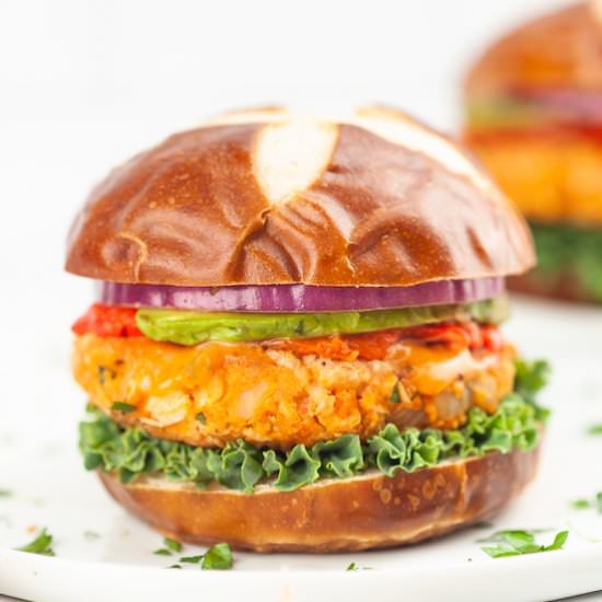 Vegan White Bean Burger - Recipe photo by avocadocentric
