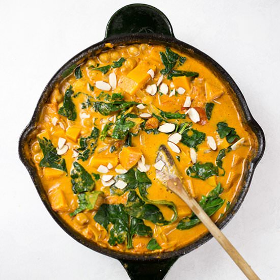 Butternut Squash and Chickpea Curry - Recipe photo by lovefoodnourish