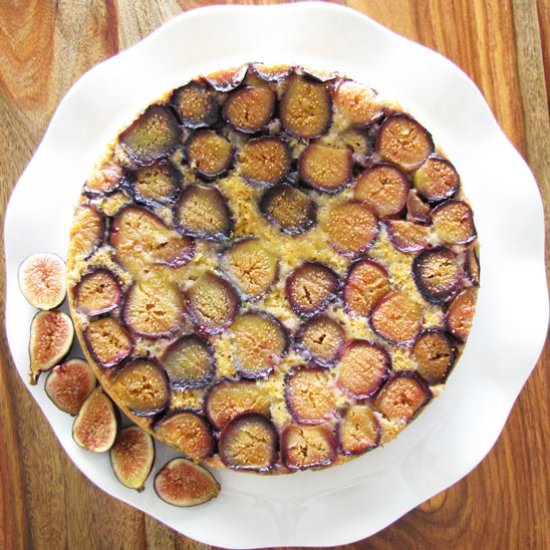 Fig Upside Down Cake - Recipe photo by foodinbrief
