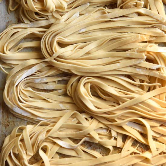 Gluten free egg pasta - Recipe photo by georgeats