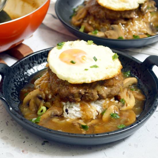 Loco Moco - Recipe photo by Jaja Bakes
