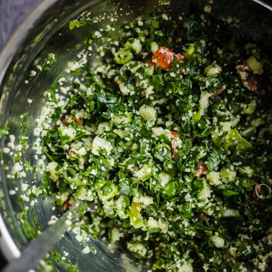 Taboule - Recipe photo by tiffinandteaofficial