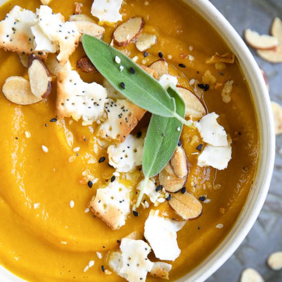 Acorn Squash Soup - Recipe photo by theforkedspoon