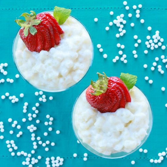 Classic Homemade Tapioca Pudding - Recipe photo by dishnthekitchen