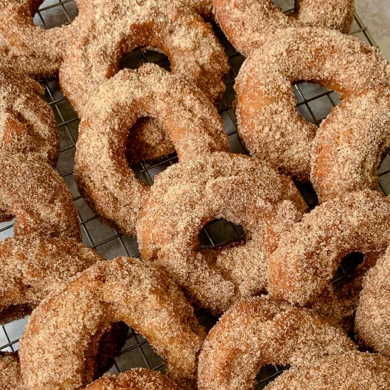 Best Cider Doughnuts - Recipe photo by NotEntirelyAverage