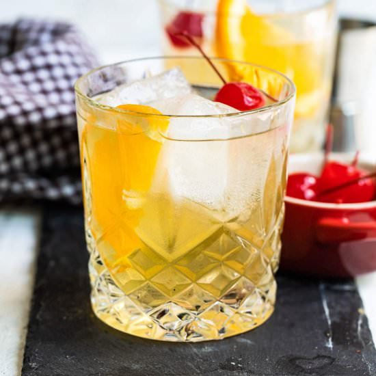 Amaretto Sour Cocktail - Recipe photo by culinaryhill