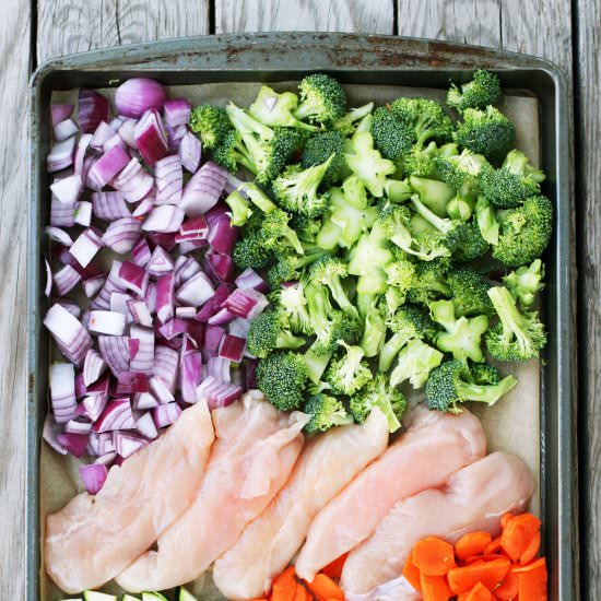 Sheet Pan Orange Chicken - Recipe photo by cheap-recipe-blog