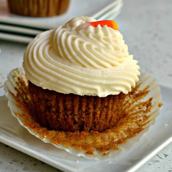 Pumpkin Cupcakes - Recipe photo by Small Town Woman