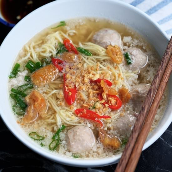 Bak Chor Mee - Recipe photo by BearNakedFood