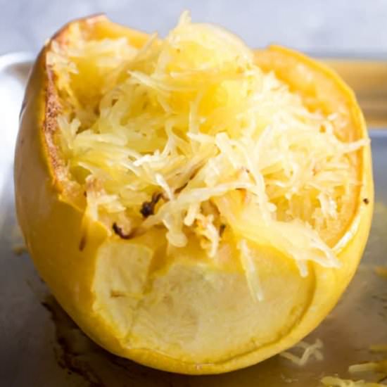 How to Cook Spaghetti Squash - Recipe photo by culinaryhill