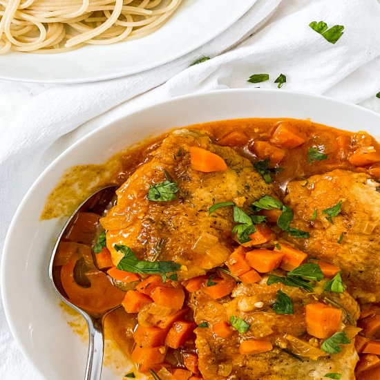 Chicken Osso Buco - Recipe photo by Real Food with Sarah