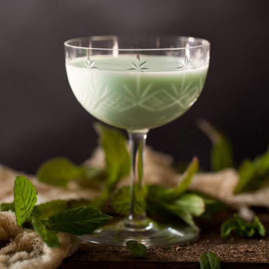 Mint Gin Alexander - Recipe photo by janesaunders04@gmail.com