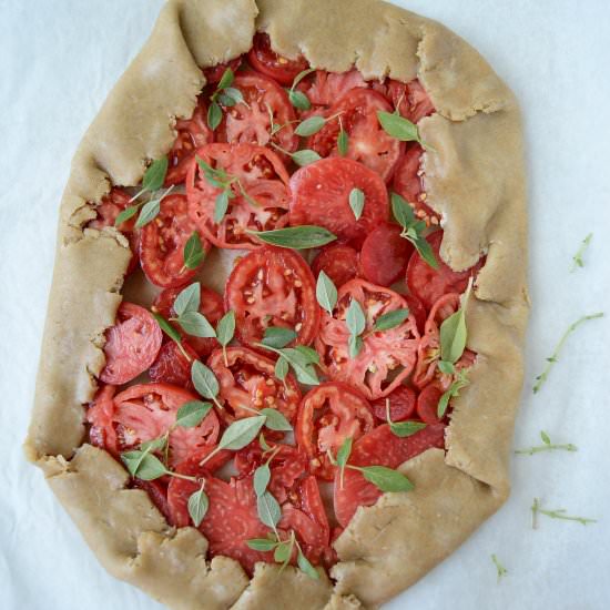 Tomato galette - Recipe photo by lipodve