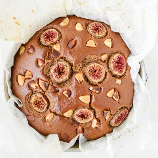 Fig and tahini cake - Recipe photo by lipodve