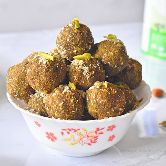 Moringa Ladoo | Moringa Energy Ball - Recipe photo by Palates Desire