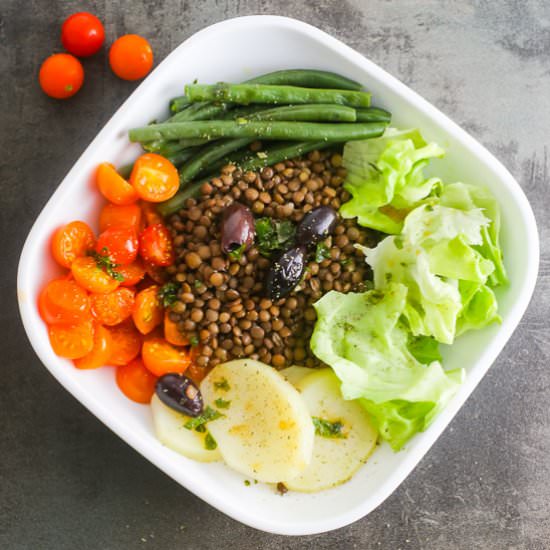 Niçoise Salad (vegan) - Recipe photo by trafficlightcook