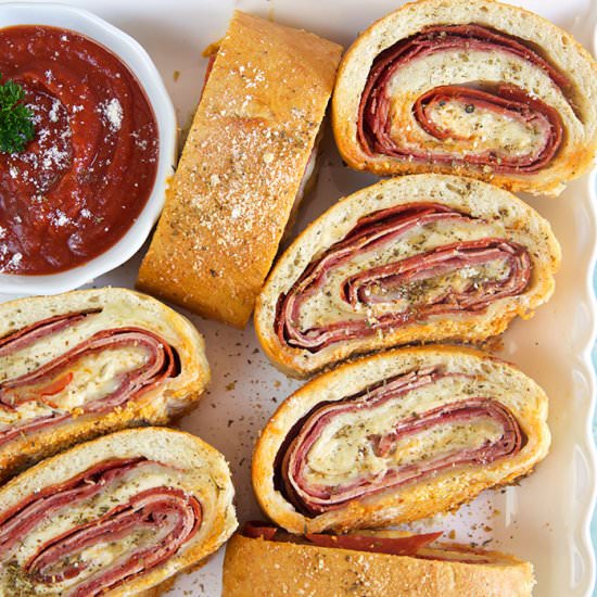 Easy Italian Stromboli - Recipe photo by TheSuburbanSoapbox
