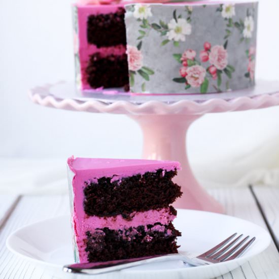 Chocolate Cherry Cake - Recipe photo by Bakes and Blunders