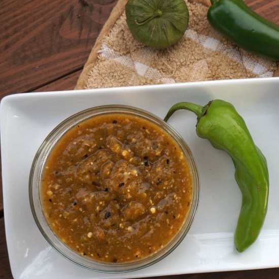 Hatch Chile Salsa - Recipe photo by geekola