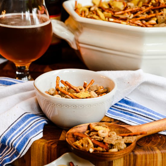 Homemade Party Mix - Recipe photo by josieandnina